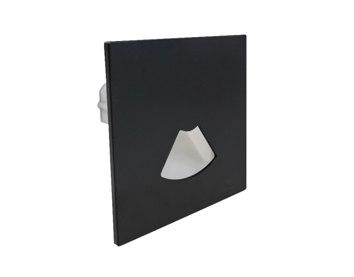 1,5w CCT Einbauleuchte für ISO Unterputzdose S1 schwarz (ohne Bewegungsmelder)